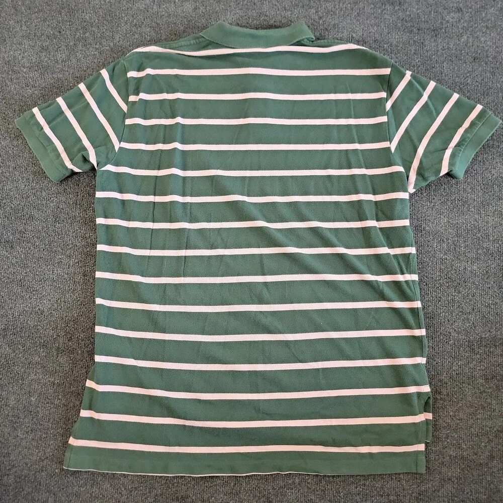 Men’s Polo Ralph Lauren Striped Classic Fit Polo Shirt XL Green Pink
